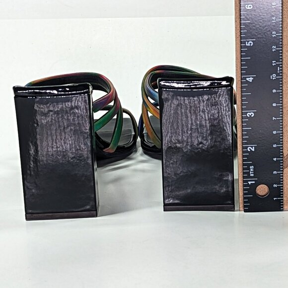 Giuseppe Zanotti Shangay 85MM Strappy Patent Slide Sandals Size 39 (MSRP $795) - Picture 9 of 12